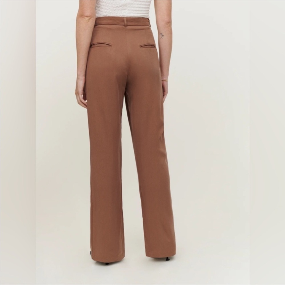Reformation Mason Wide Leg Size 6 Burnt Orange Color - Picture 9 of 10